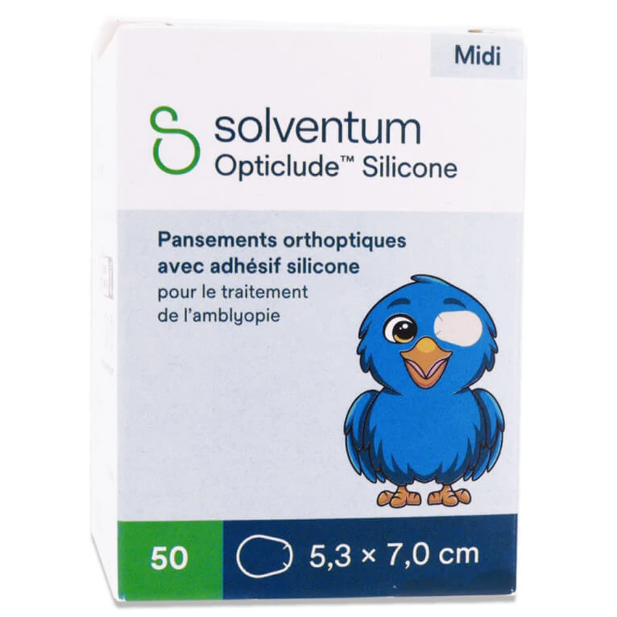 SOLVENTUM OPTICLUDE SILICONEN ORTHOPTISCHE VERBANDEN, VERPAKKING VAN 50 STUKS