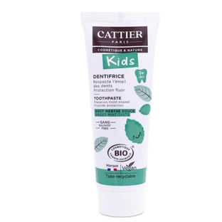 CATTIER ORGANIC KIDS TOOTHPASTE, MILD MINT, 50ML