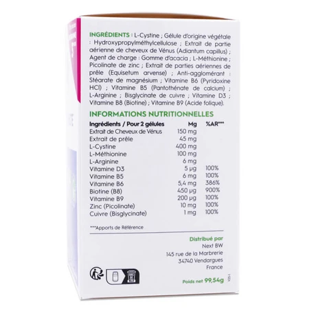 PHARMASCIENCE FOR HAIR LOSS & WEAKENED NAILS 180 CAPSULES