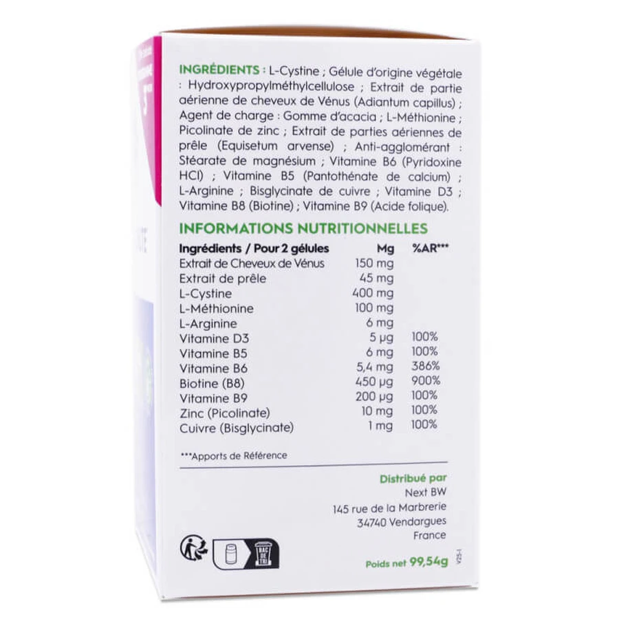 PHARMASCIENCE FOR HAIR LOSS & WEAKENED NAILS 180 CAPSULES