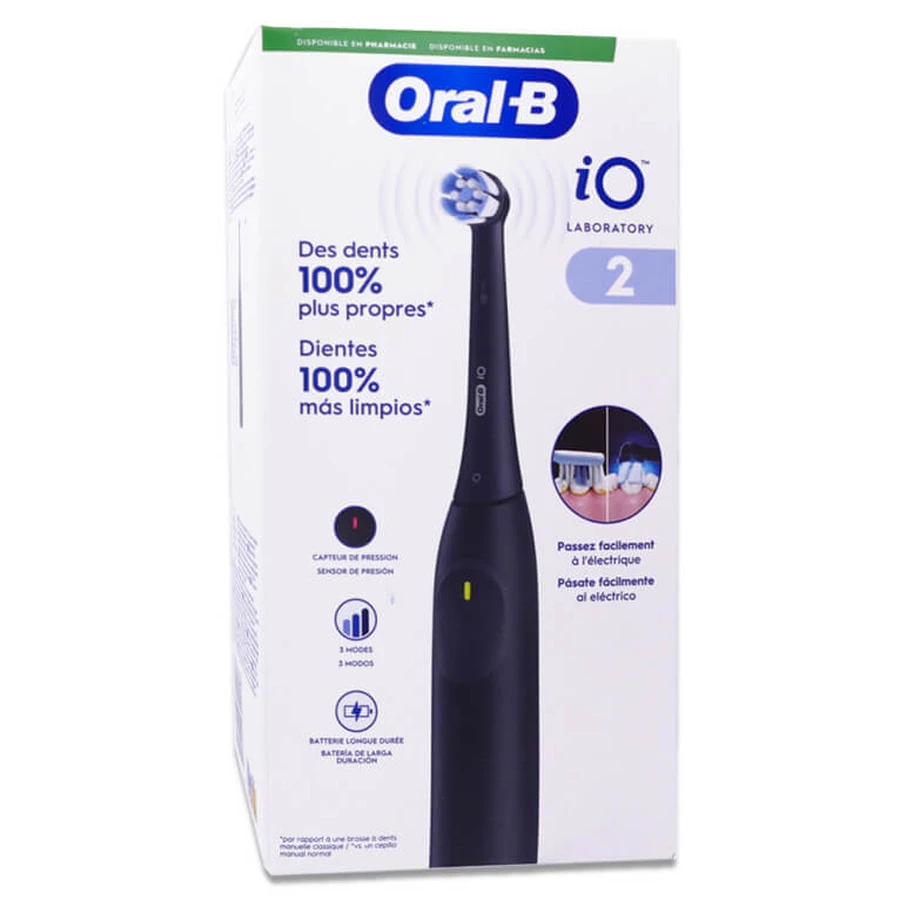 ORAL B IO 2 BROSSE A DENTS ÉLECTRIQUE NOIRE