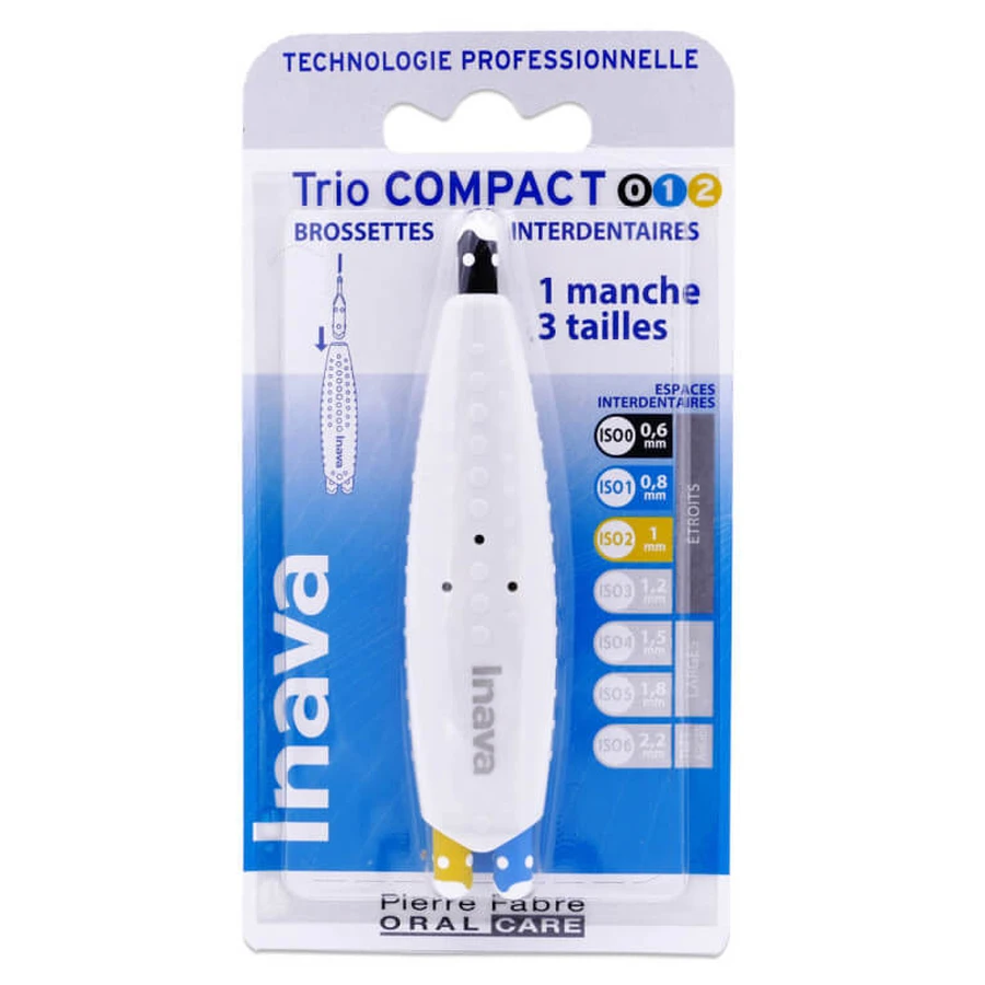 INAVA TRIO COMPACT 3 BRUSHES 0.6/0.8/1MM