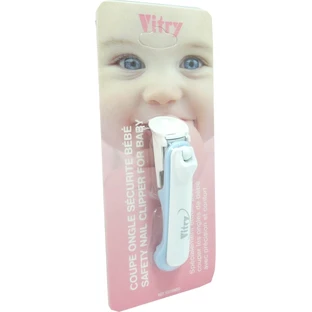 CORTAUÑAS DE SEGURIDAD PARA BEBÉS VITRY, AZULES