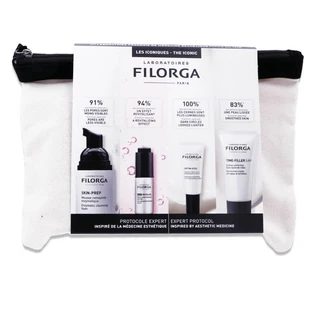 FILORGA PACKAGES ITS 4 ICONIC SKINCARE PRODUCTS