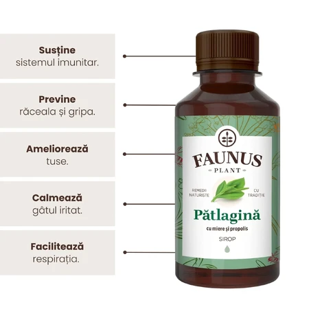 Patlagine Sirup, 200 ml, Faunus Plant