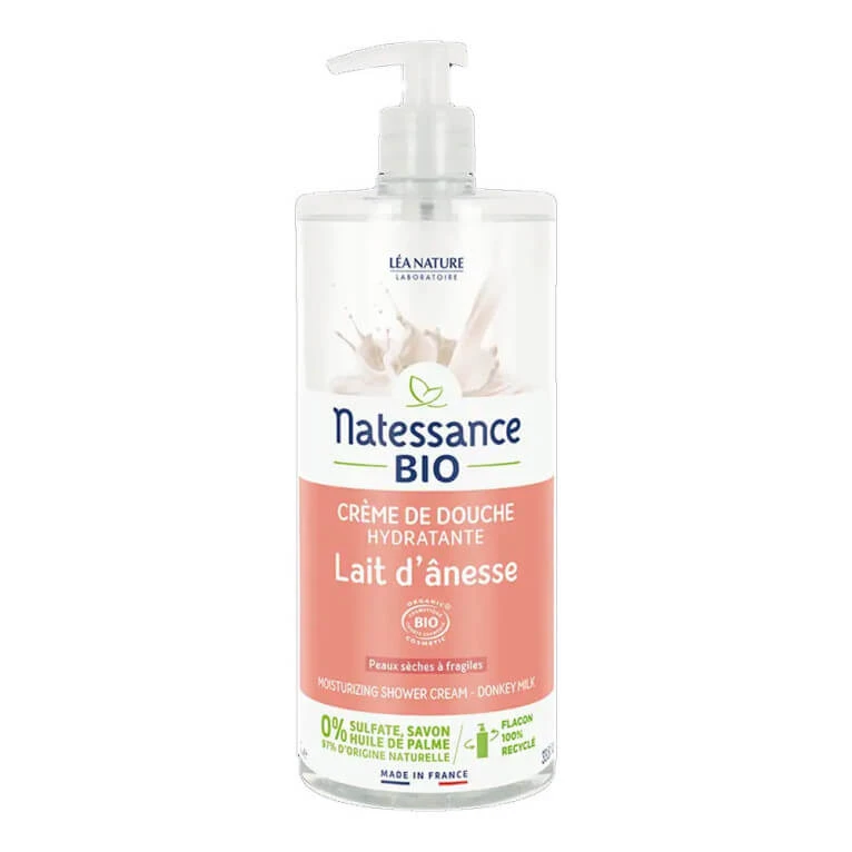 NATESSANCE ORGANIC DONKEY MILK SHOWER CREAM 1L