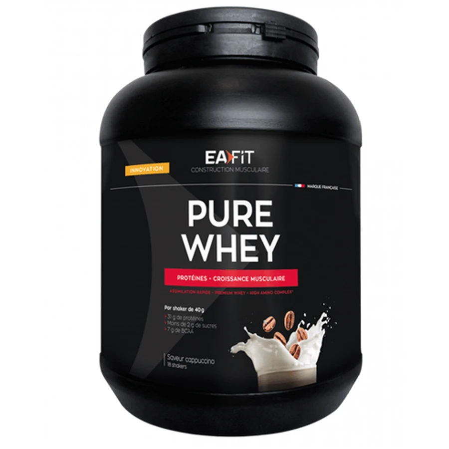 EAFIT PURE WHEY, CAPPUCCINO FLAVOR, 750 G