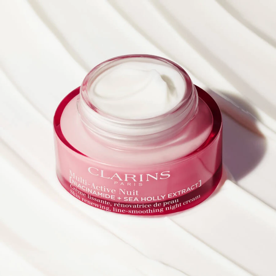 CLARINS MULTI ACTIVE NIGHT SMOOTHING CREAM 50 ml VOOR DE DROGE HUID