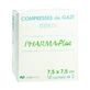 PHARMAPLUS STERILE GAZE COMPRESSES 7.5 CM x 7.5 CM, BOX OF 10