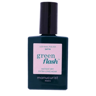 MANUCURIST GREEN FLASH SATIN NAIL POLISH 15ML
