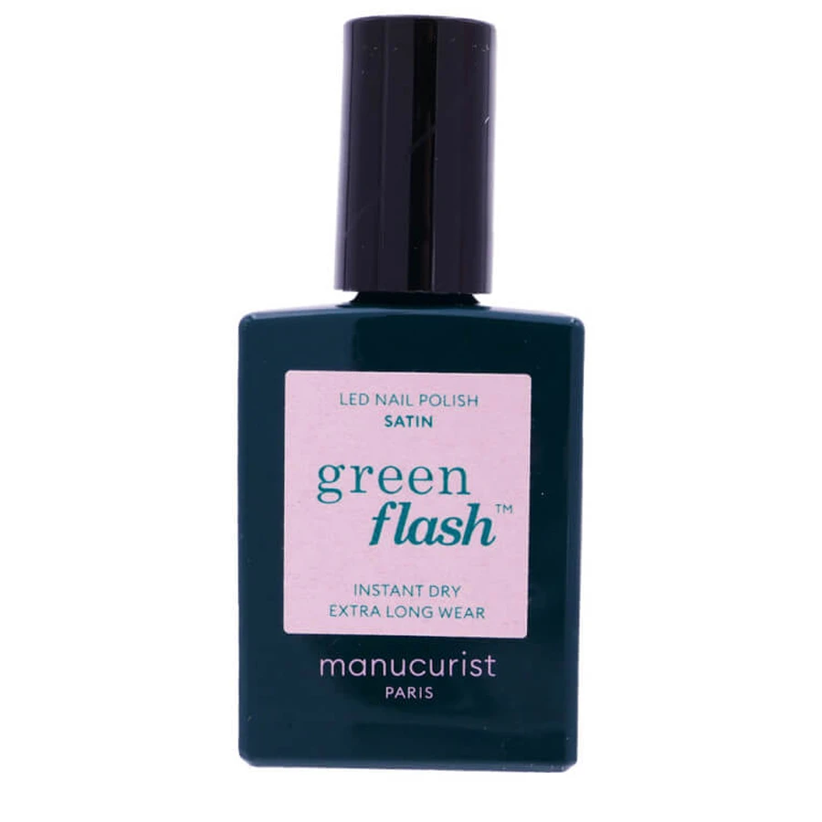 MANUCURIST GREEN FLASH SATIN NAIL POLISH 15ML
