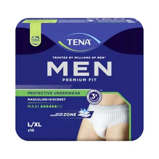 TENA MEN PREMIUM FIT MAXI GRÖSSE L/XL 10 HOSEN!! MAXIMAL 2 PRO BESTELLUNG!!