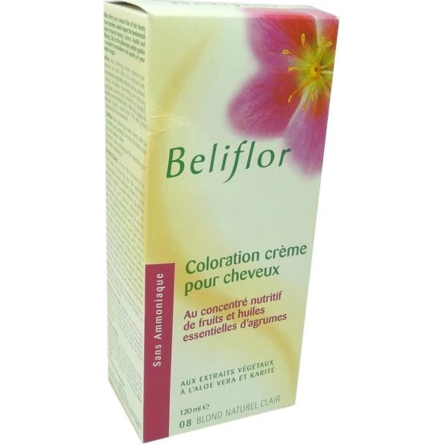 BELIFLOR HAARFARBCREME 8 HELLES NATÜRLICHES BLOND 120 ML
