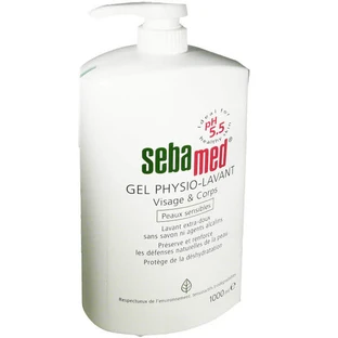 SEBAMED PHYSIO GEL LIMPIADOR PARA ROSTRO Y CUERPO, PARA PIEL SENSIBLE, 1 L