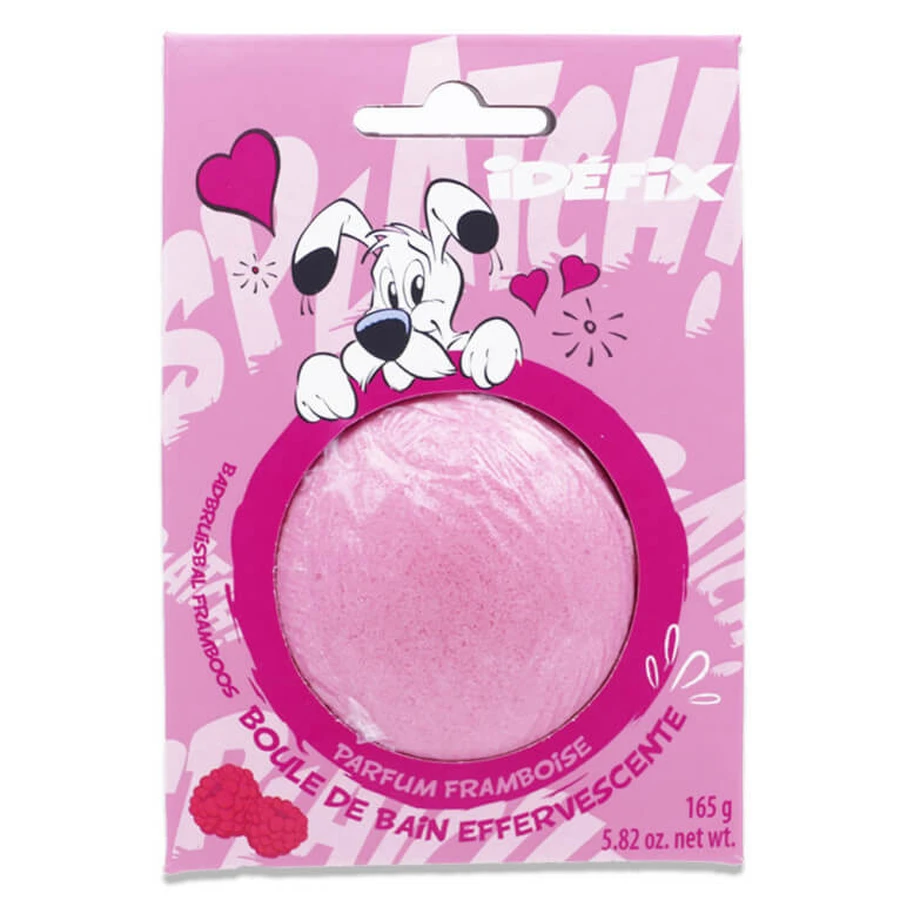 LE COMPTOIR DU BAIN IDEFIX RASPBERRY EFFERVESCENT BATH BALL 165G