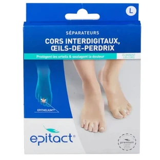 SEPARADORES DE DEDOS EPITACT, «PARTRIDGE EYES», TALLA L