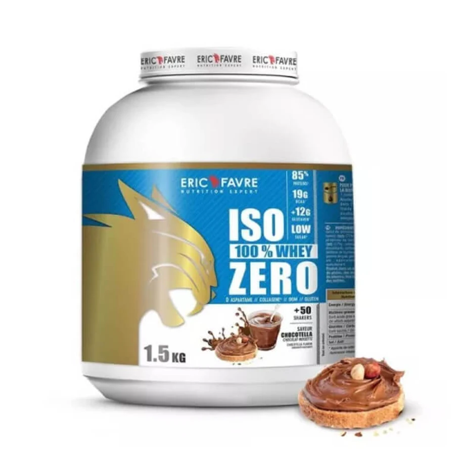 ERIC FAVRE ISO ZERO 100% WHEY, CHOCOLATE FLAVOR, 1.5KG