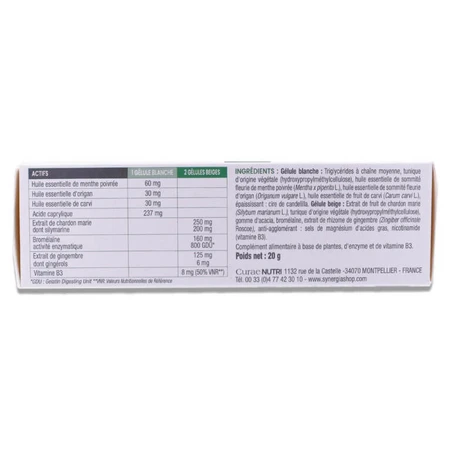 SYNERGIA MAXI-CLEAN INCONFORTS DIGESTIFS 14+28 GELULES