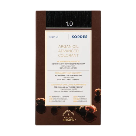 KORRES ARGANÖL-HAARFARBE 1.0 SCHWARZ