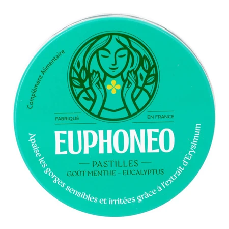 EUPHONEO 50 Lutschtabletten mit Minz-Eukalyptus-Geschmack
