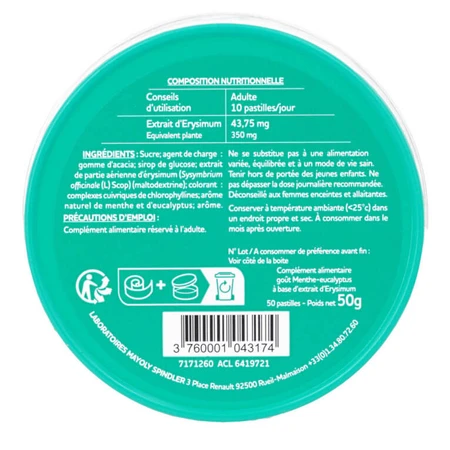 EUPHONEO 50 Lutschtabletten mit Minz-Eukalyptus-Geschmack