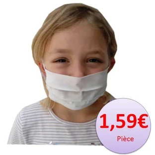 PACK PROMO 6 MASQUES LAVABLES 50X 4-10ANS