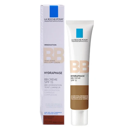 LA ROCHE-POSAY HYDRAPHASE BB CREAM SPF 15, DARK SHADE, 40 ML