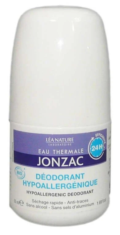 JONZAC HYPOALLERGENIC ORGANIC ROLL-ON DEODORANT 50ML
