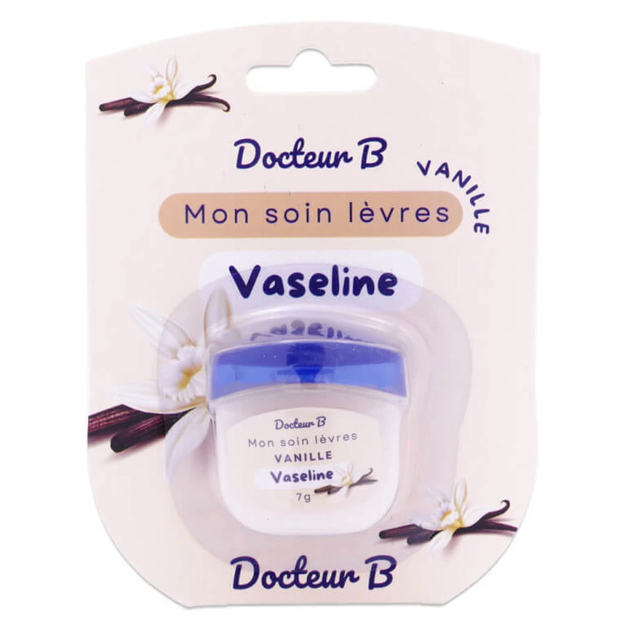 DOCTEUR B VASELINE VANILLA LIP BALM 7G
