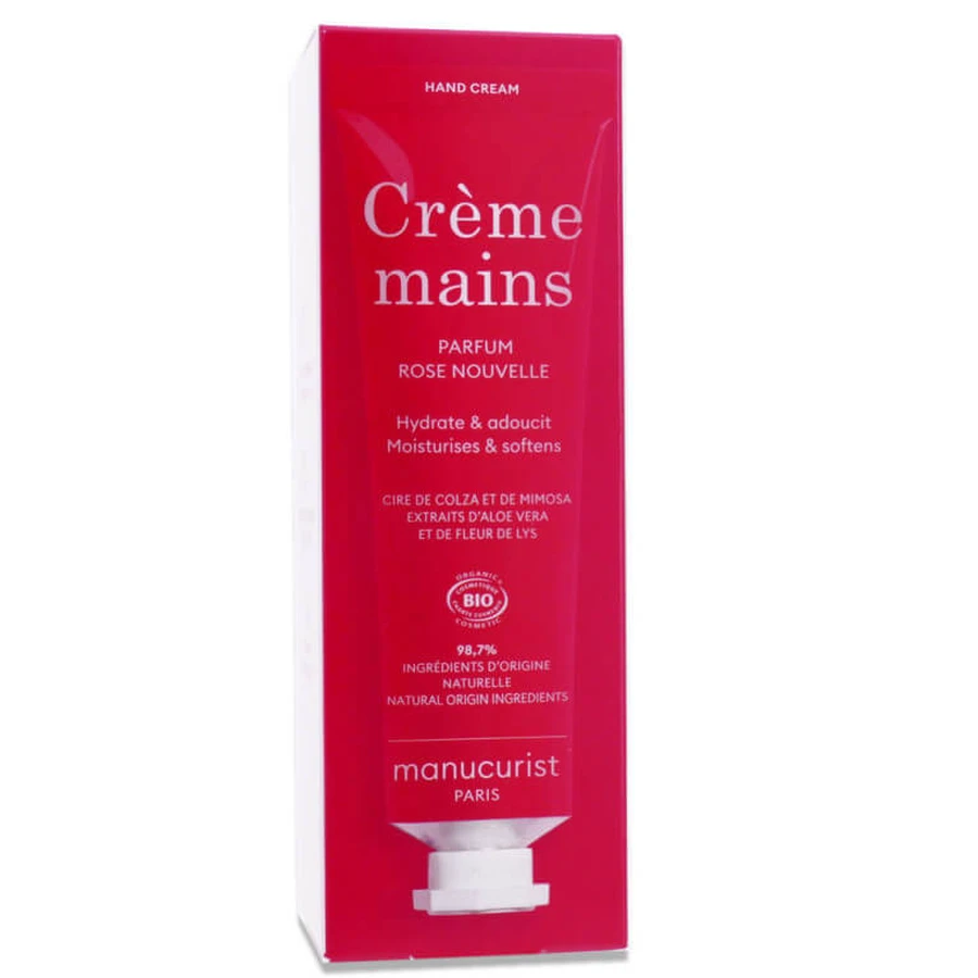 MANUCURIST CREME MAINS ROSE NOUVELLE BIO 60ML