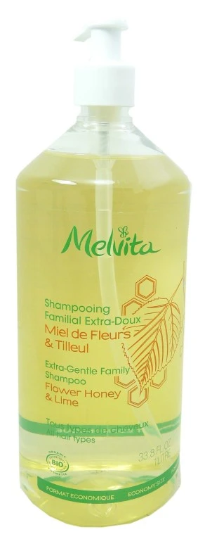 MELVITA FAMILY SHAMPOO WITH FLOWER HONEY & LINDEN 1L