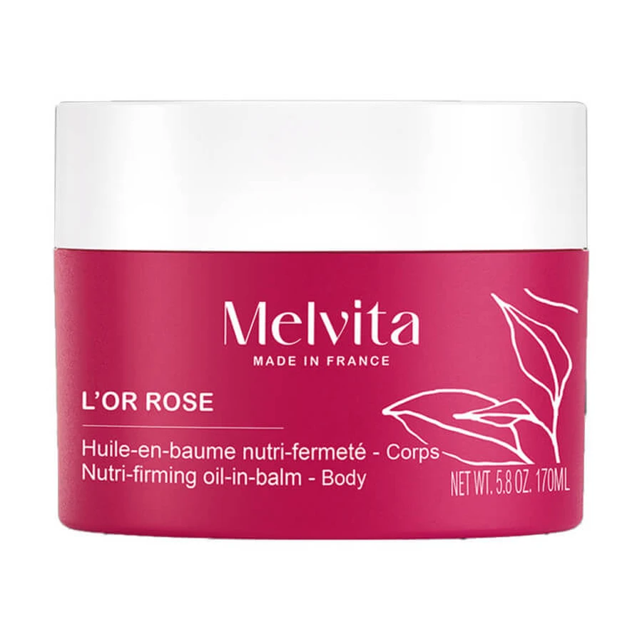 MELVITA L'OR ROSE HUILE EN BAUME FERMETÉ CORPS 170ML