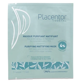 PLACENTOR – REINIGENDE UND MATTIERENDE MASKE AUF PFLANZLICHER BASIS