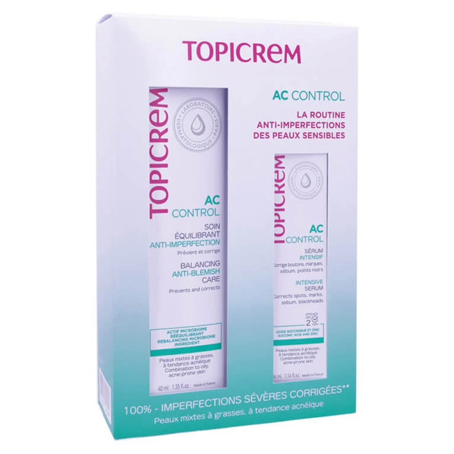 TOPICREM AC CONTROL BALANCING SKIN CARE 40ML + INTENSIVE SERUM 34ML