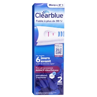 CLEARBLUE ADVANCED ULTRA-EARLY PREGNANCY TEST, 2-PACK