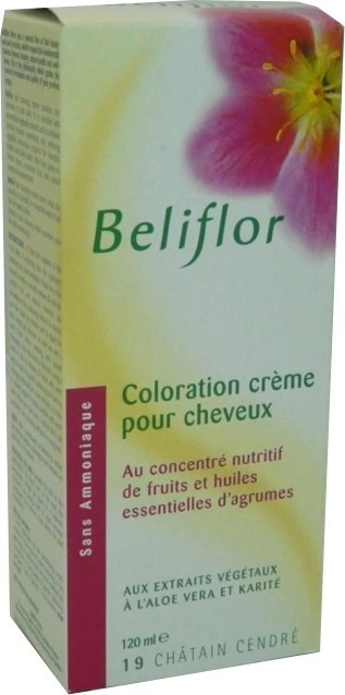 BELIFLOR HAIR COLOR CREAM 19 ASH BROWN 120 ML