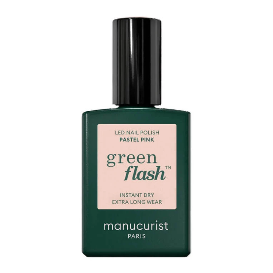 MANUCURIST GREEN FLASH PASTEL PINK NAIL POLISH 15ML