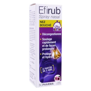 3C PHARMA EFIRUB NASAL SPRAY FOR A STUFFY NOSE 30ML