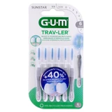 SUNSTAR GUM TRAV-LER 2.0MM 6 BRUSH HEADS