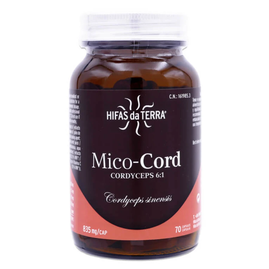 MICO-CORD CORDYCEPS 70 CÁPSULAS - HIFAS DA TERRA