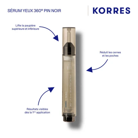 KORRES BLACK PINE 360° LIFTING EYE SUPER SERUM 15ML