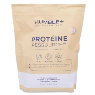 HUMBLE+ PROTEIN RESSOURCE MET VANILLE-KARAMEL-SMAAK 750 G
