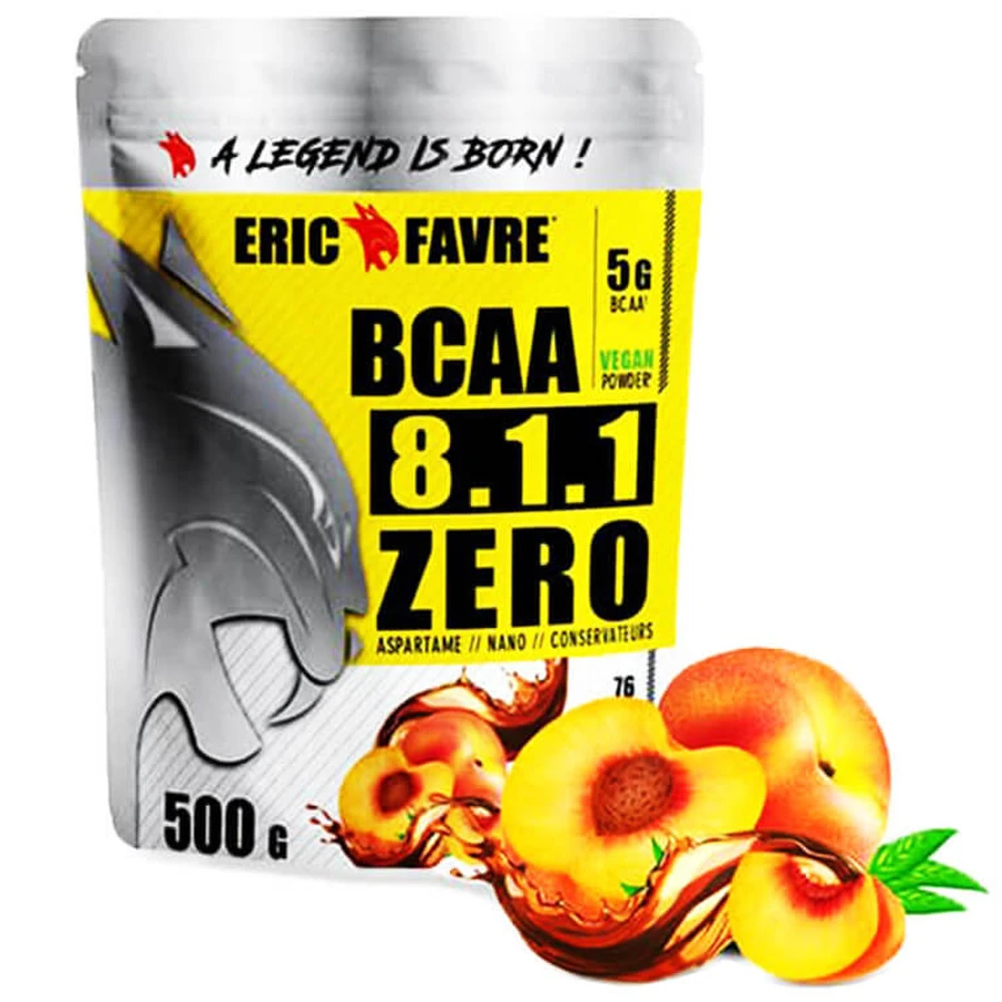 ERIC FAVRE NUTRITION EXPERT BCAA 8.1.1 ZERO PEACH FLAVOR 500G