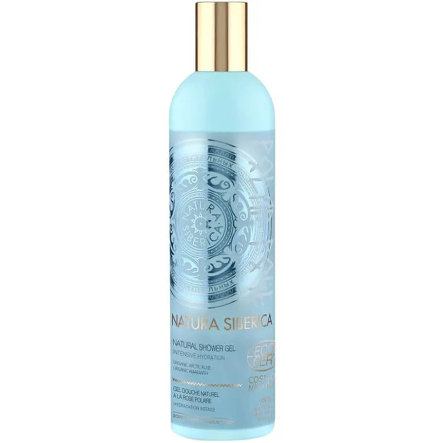 NATURA SIBERICA NATÜRLICHES FEUCHTIGKEITSSPENDENDES DUSCHGEL MIT POLARROSE 400 ML