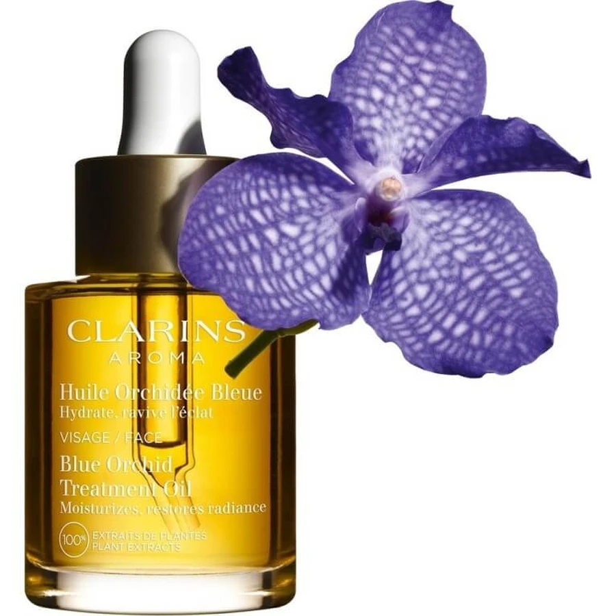 ACEITE DE ORQUÍDEA AZUL DE CLARINS: HIDRATA Y RECUPERA LA LUMINOSIDAD, 30 ML