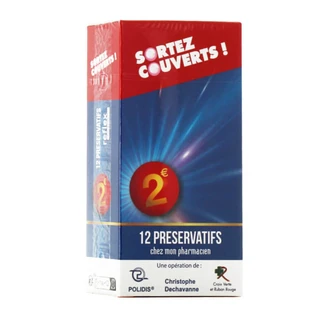 THIN, LUBRICATED CONDOMS WITH RESERVOIR * 12