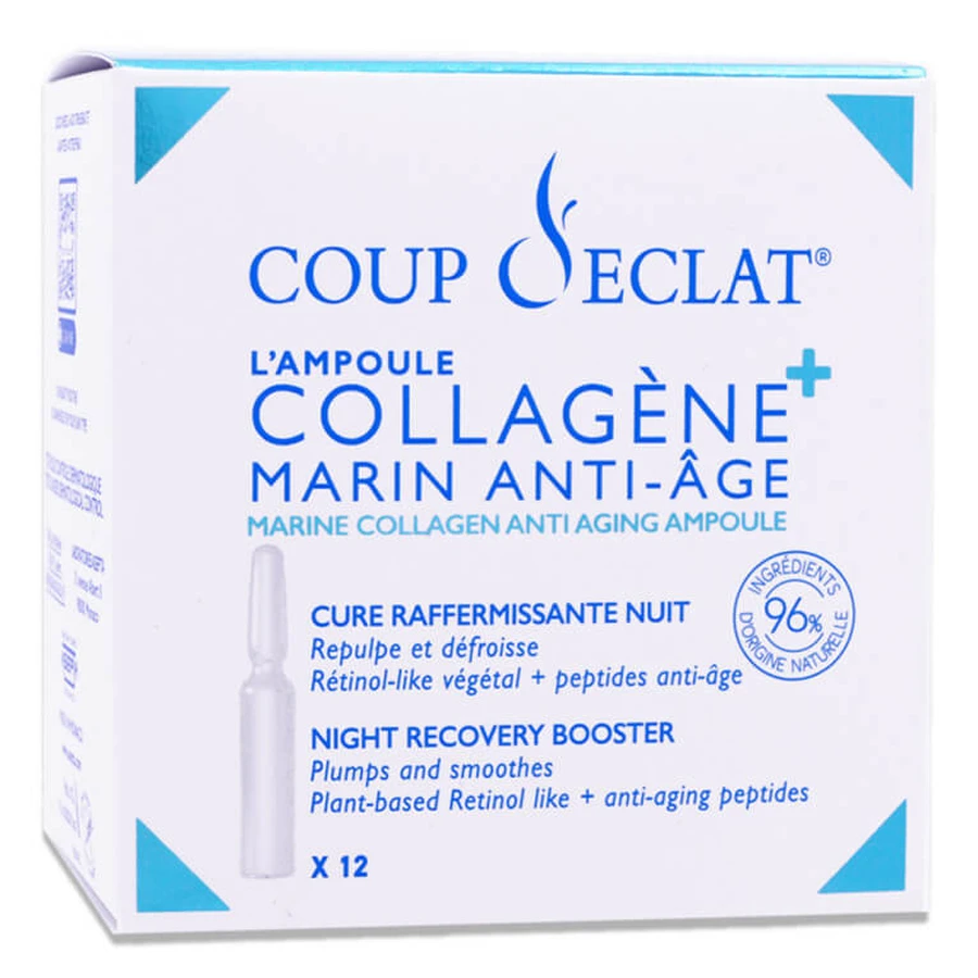 TRATAMIENTO INTENSIVO ANTIEDAD CON COLÁGENO MARINO, 12 AMPOLLAS