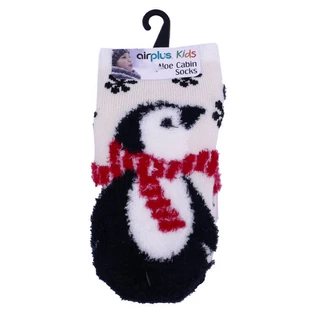 CALCETINES HIDRATANTES AIRPLUS ALOE CABIN PARA NIÑOS - PINGÜINO