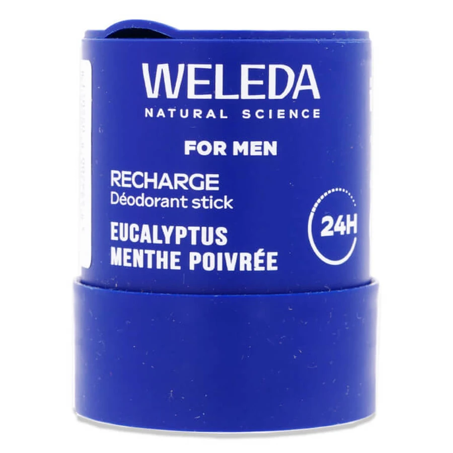 WELEDA FOR MEN EUCALYPTUS EN PEPPERMINT DEODORANT NAVULLING, 50 G
