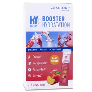 GRANIONS HY DROP BOOSTER HYDRATION 10 STICKS PEACH
